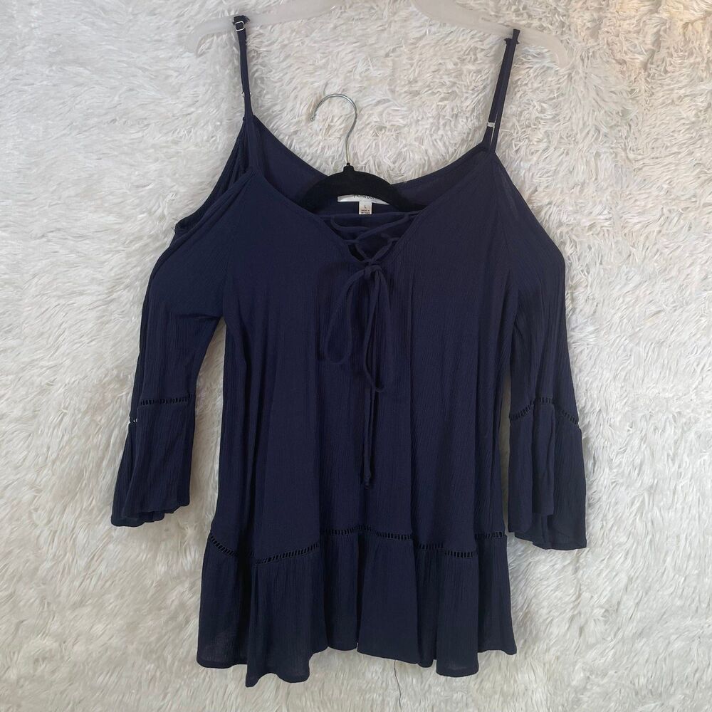 Active USA Peasant Womens Blouse Size Large